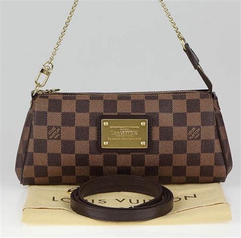 louis vuitton eva clutch damier.